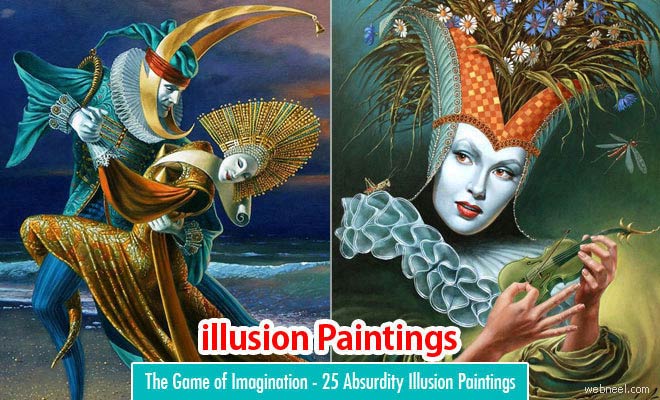 25 Absurdity Surreal Illusion Paintings by Michael Cheval - The Game of Imagination