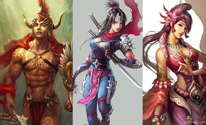 25 Stunning Digital Paintings and Oriental Fantasy Characters by Guangjian Huang