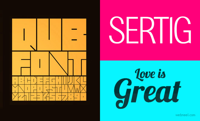 21 Fresh Free Fonts for Graphic and Web Designers - Download now 
