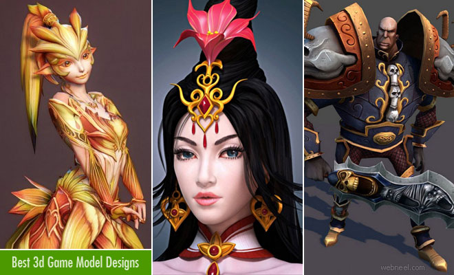 25 Most Beautiful 3d Game Models and Character Designs