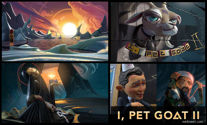 I, pet goat II - Best 3D Animated Short Film - Beautiful Animation and character designs