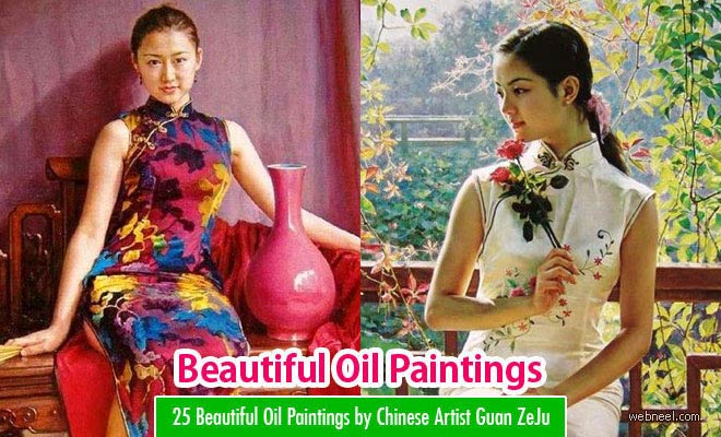 25 Beautiful Oil Paintings by Chinese Artist Guan ZeJu