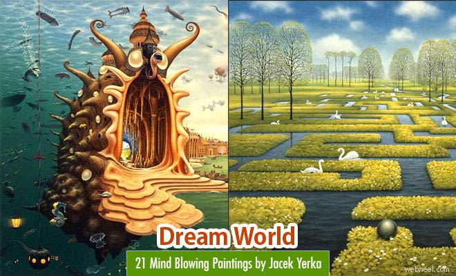 21 Mind Blowing Oil Paintings by Jacek Yerka - Dream World Revealed on Canvas