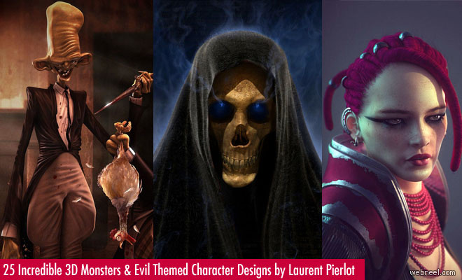 3D Evil Characters