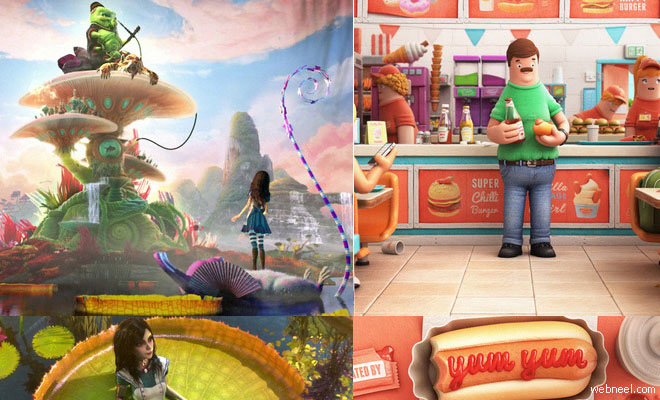 Happy Food, Enchanted Forest and Madness Returns - Most Inspired 3D Animations and Character designs