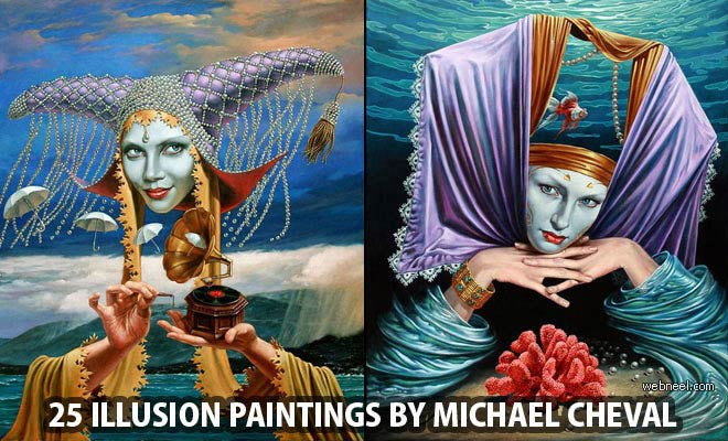 25 Absurdity Illusion Paintings by Michael Cheval - Master of Imagination1