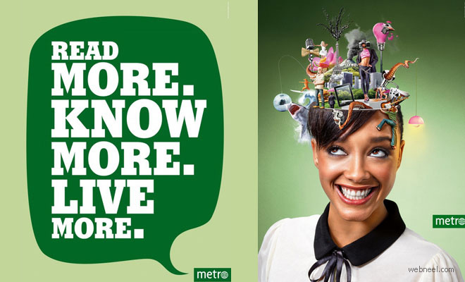 Creative and Inspiring Advertisement Photos from Metro campaign