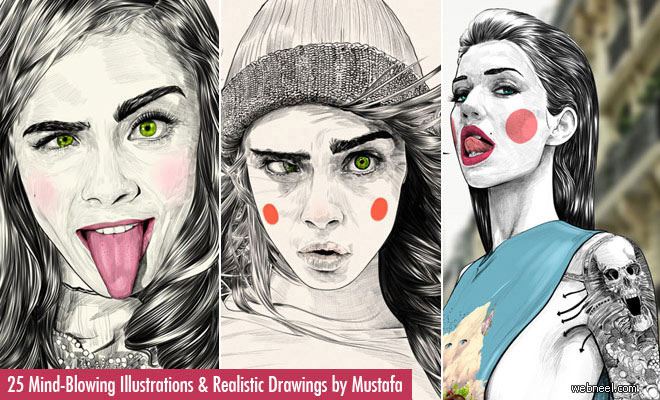 25 Creative Illustrations And Realistic Drawings By Mustafa Soydan