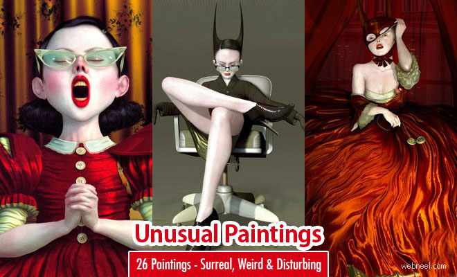 26 Unusual and Surreal Paintings by Ray Caesar - Weird and Disturbing