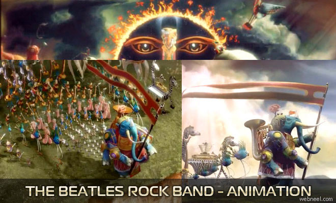 The Beatles Rock Band Cinematic - Inspiring Character designs and videos