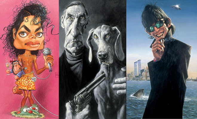 26 Beautiful Paintings and Caricatures by Sebastian Kruger