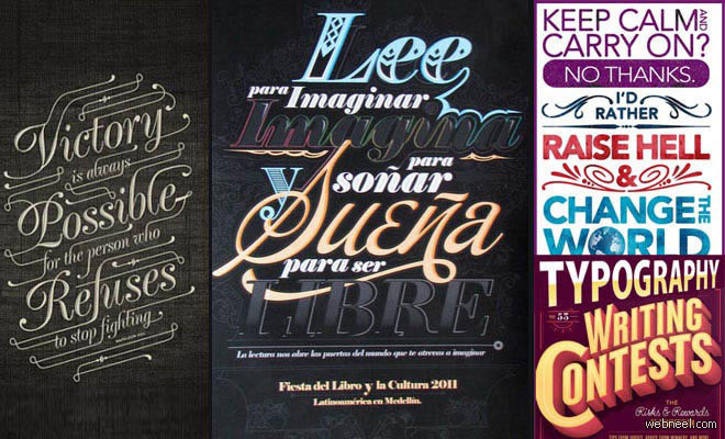 24 Beautiful and Creative Typography Graphic Designs for your inspiration