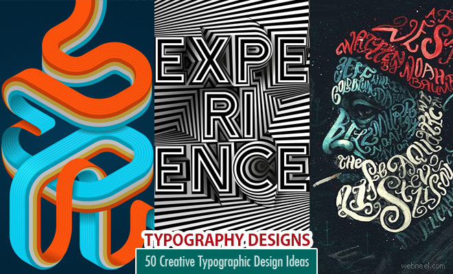 50 Creative Typographic Design Ideas for your inspiration