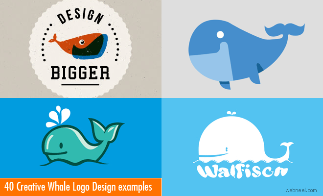 Whale logo Design