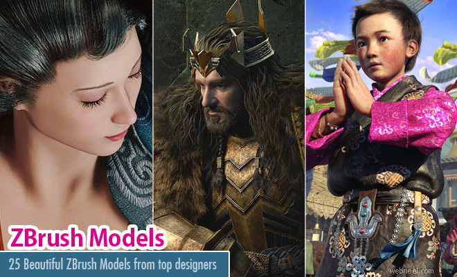 80 Beautiful ZBrush Models and Character Designs for your inspiration - part 4