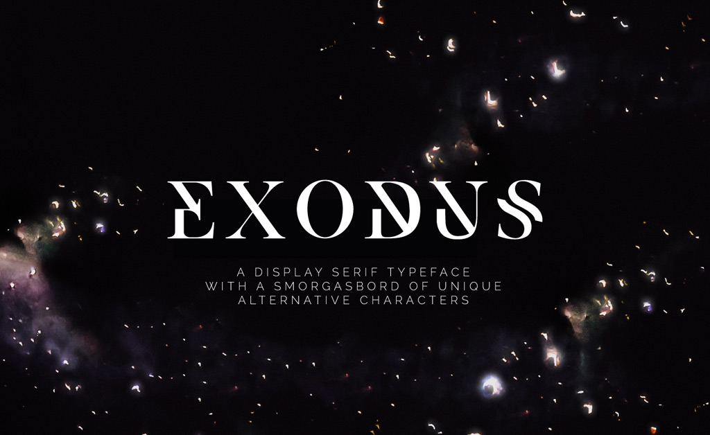 Free Font Exodus by Andrew Herndon