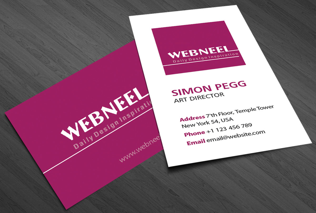 Simple business card template 20