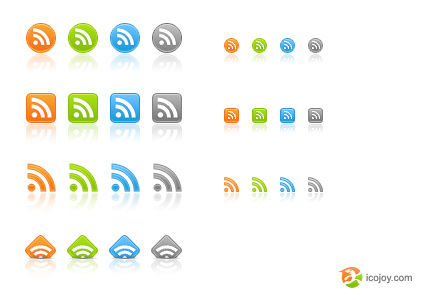 25 web RSS icons
