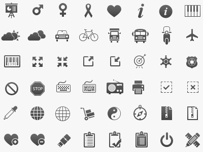 350 Free vector web icons   PSD