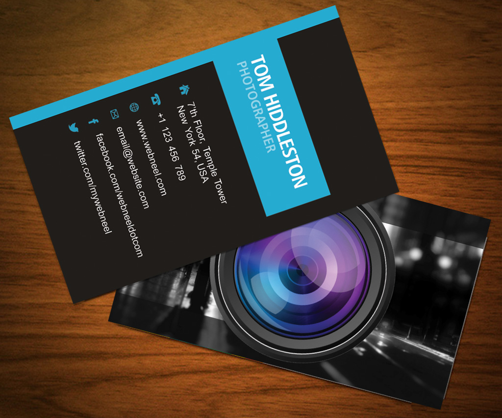 Photography Business Card Design template 20 - Freedownload For Photography Business Card Templates Free Download