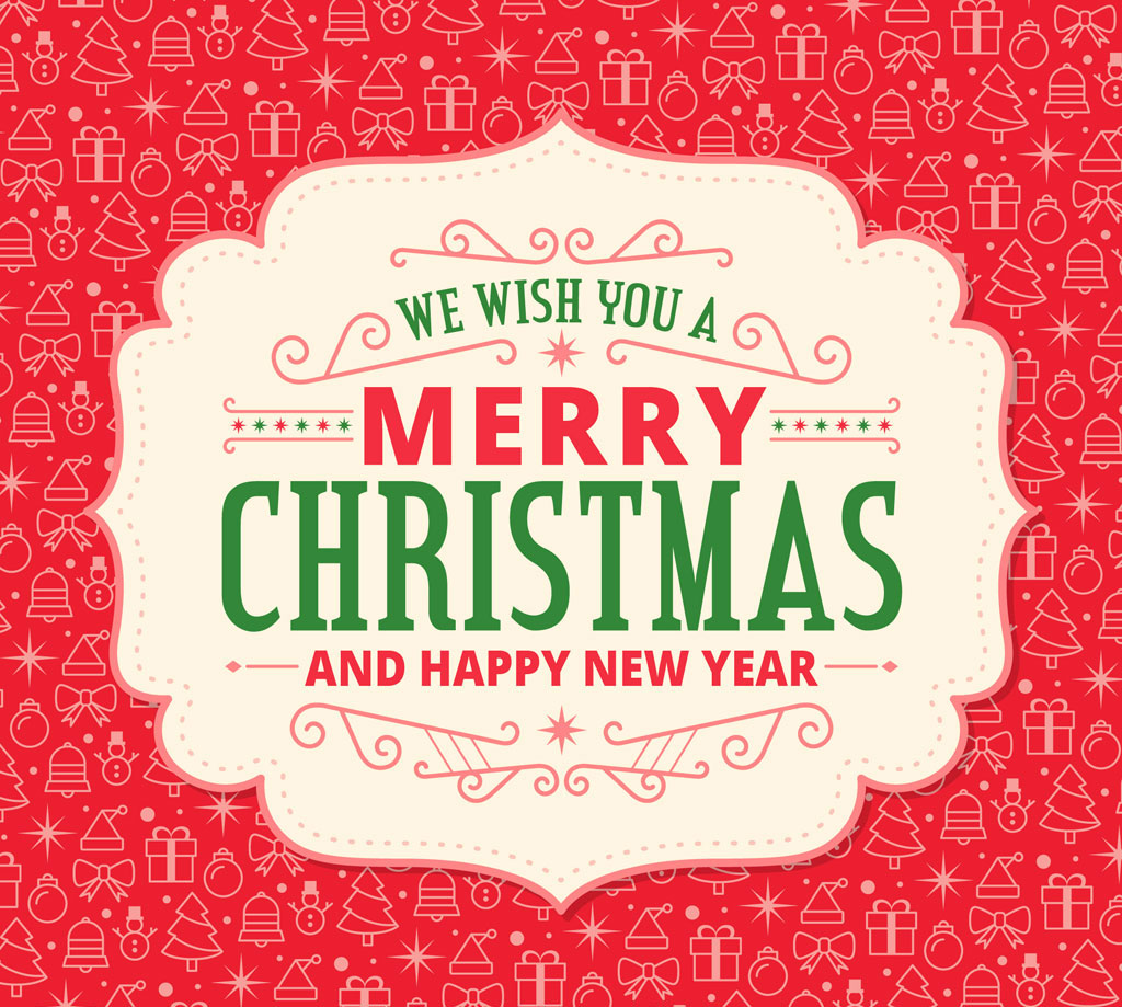 4 free christmas vector pattern background AI