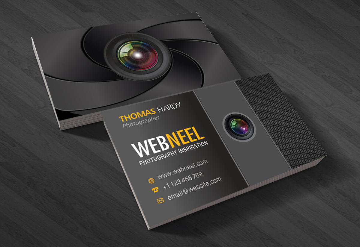 Photography Business Card Design template 20 - Freedownload Within Photography Business Card Templates Free Download