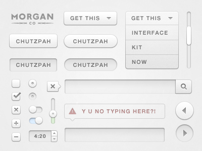 Chutzpah UI Design Kit
