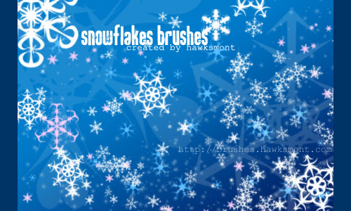 Snowflake Brushes by Hawkmont
