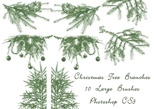 Christmas Tree Branch Brushes