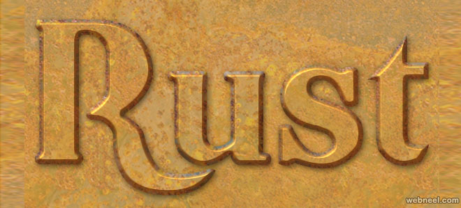 Metal Rust Photoshop Layer Style