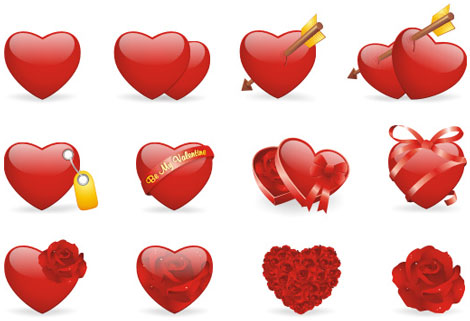 Valentine Love Icon Set