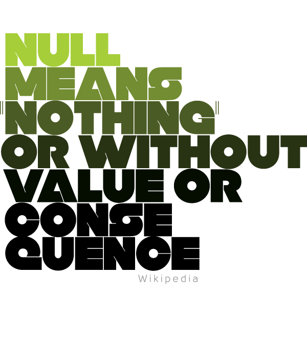 NULL Free Font (  )