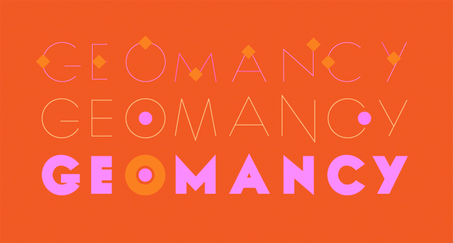 Geomancy Typefaces - retro geometric font  ( 50 Free Professional Fonts for Designers )