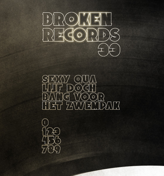 Broken Records by designer Timo Kuilder (  )