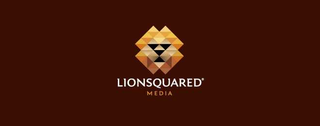 10 lion logo design