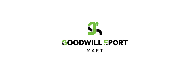 goodwill sport fitness logo design