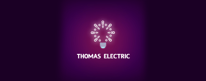 12 electric logo design