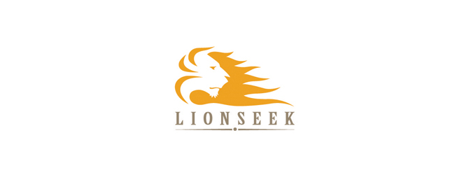 13 lion logo design