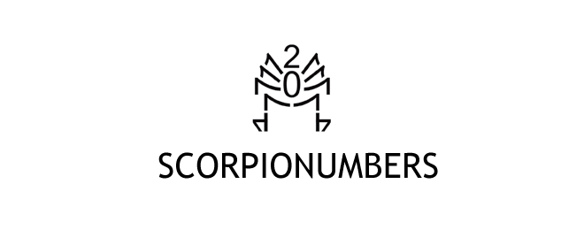 19 scorpio number brilliant logo design