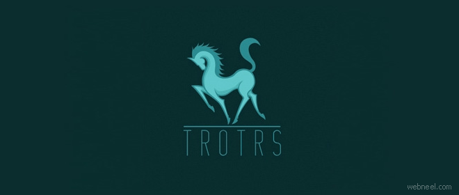 horse logo design idea