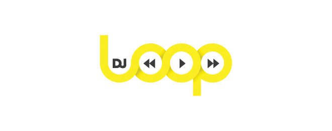 21 music loop creative and brilliant logo design