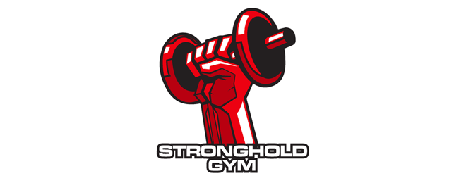 22 strong gym logo design