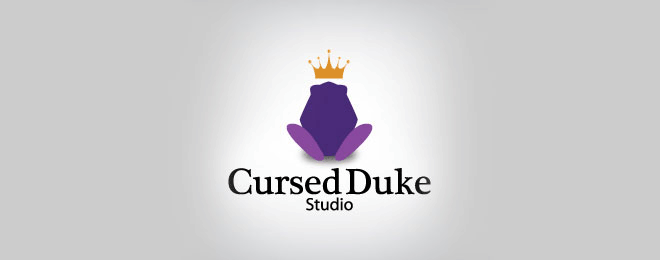 cursed duke crown logo design