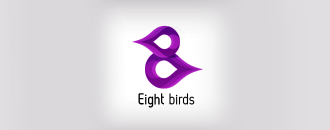 30 eight birds brilliant logo design