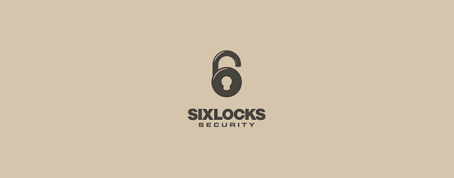 31 sixlocks security brilliant logo design