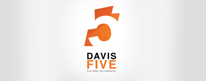 38 davis five brilliant logo design