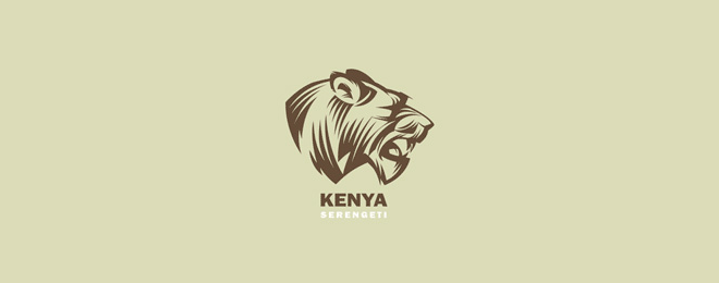 38 lion logo design