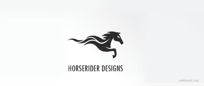horse logo design idea