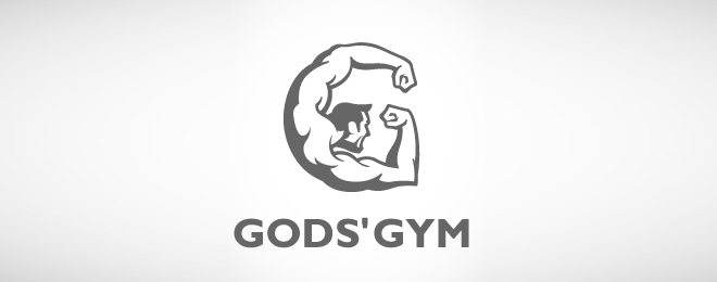 8 gym fitness logo design