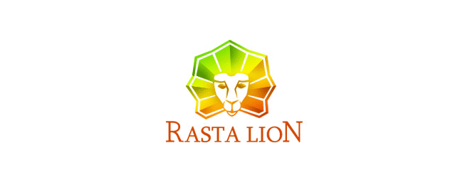 8 lion logo design